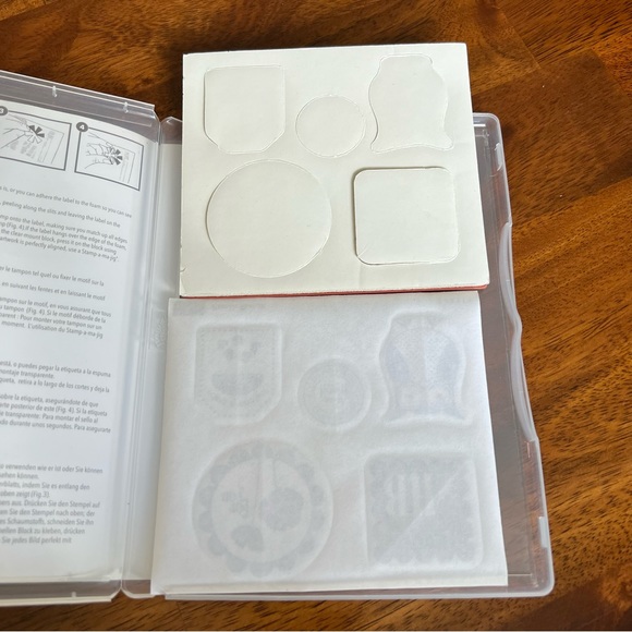 Stampin Up! Punch Bunch set of 5 clear mount stamp set-New - Picture 5 of 5